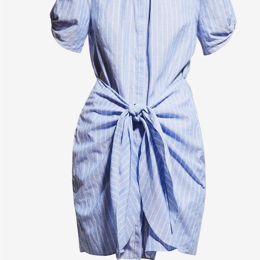 Cinq à Sept Women's Mini Shirtdress with Wrap Detailing at Waist